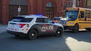 Canadian Military Police at the Sergeants Memorial for Remembrance Day [upl. by Bernarr]