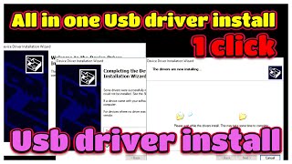 usb driver install windows 781011  usb drive install  all mobile usb driver install windows 10 [upl. by Tisbe]