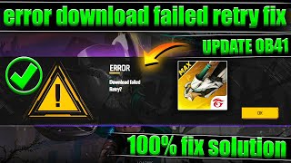 free fire max error download failed retry problem  free fire error download failed retry problem ff [upl. by Luciano445]