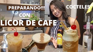 ☕COCTELES CON LICOR DE CAFE con ingredientes caseros 3 Bebidas con Kalhua RECETA FACIL😋 [upl. by Ferren]