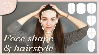 Good hairstyles for your face shape amp how to determine your shape  Justine Leconte [upl. by Durward760]