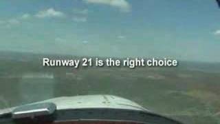 20kt Crosswind Landing in a Mooney M20A [upl. by Balf7]