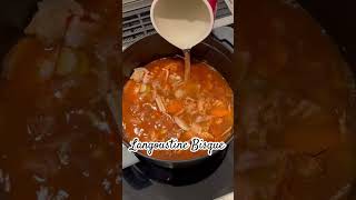 Langoustine Bisque recipe fishrecipe seafoodrecipe lobster gourmet homecooked seafood cook [upl. by Avruch]