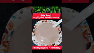 Brain dovelopment amp weight gain recipe for babypoha dry fruits porridge for babypoharecipe shorts [upl. by Yenar]