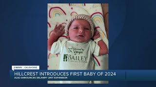 Hillcrest introduces first baby of 2024 [upl. by Ninos721]