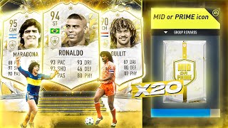 FIFA 22 20 x Guaranteed Mid or Prime Icon Upgrade Packs [upl. by Sirrot]