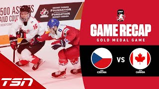 Czechia vs Canada  2023 World Juniors Highlights [upl. by Frech]