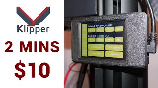 Cheap and easy Klipper touch interface with CYD Klipper [upl. by Lantz]