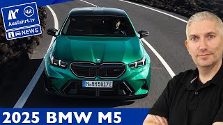 2025 BMW M5  technische Daten Preis Leistung  Fakten Fakten Fakten  AusfahrtTV News [upl. by Innek]