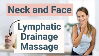 Lymphatic Drainage Massage for Face Head amp Neck Swelling or Lymphedema  By a Lymphedema Therapist [upl. by Charisse50]