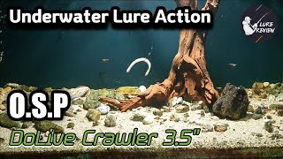 BassFishing OSP 1 DoLive Crawler  Underwater Lure Action [upl. by Nonnaihr674]