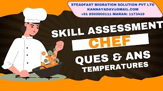 Most Commonly Asked Questions for a Skill Assessment Intw chef  QueampAns  immigration youtube [upl. by Sophia]