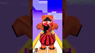 Cargo Skates Run Challenge with Fire Entity  Minecraft Animation [upl. by Leynwad]