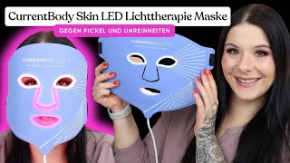 CurrentBody Skin LED Lichttherapie Maske gegen Pickel und Unreinheiten Erfahrung amp Rabattcode [upl. by Einwahr970]