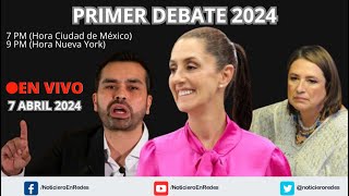 Primer Debate Presidencial 2024 llegó la hora [upl. by Heater930]