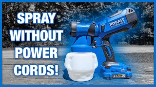 Paint Anywhere Kobalt Handheld HVLP PaintStain Sprayer [upl. by Annert]