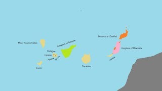 History of the Canary Islands Every Year [upl. by Iramohs993]