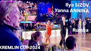 Ilya Sizov  Yana Annina  Kremlin Cup 2024  Rumba  Professional Latin [upl. by Aniuqahs]