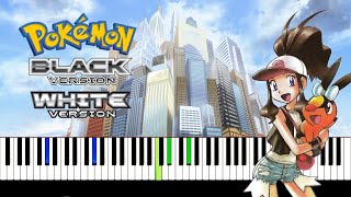 Castelia City Pokemon Black and White  Piano Cover MaruPiano Arr [upl. by Twedy]