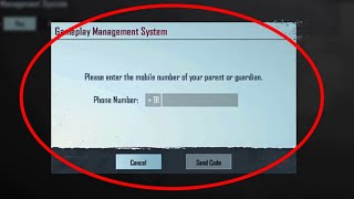 Game Management System Problem  Parameter error  BGMI Game Management System Problem Solve [upl. by Kepner]