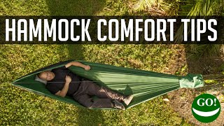 Hammock Comfort Top 7 Tips for Sleeping Comfortably in a Hammock [upl. by Tarra]