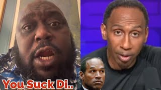 Faizon Love VIOLATES Stephen A Smith For Trashing OJ Simpson amp BET Memorian “YOU HOUSE N [upl. by Mateya]