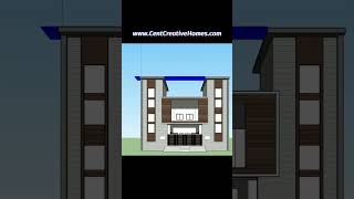 Modern Duplex House Design modern3dhousedesign 3delevation [upl. by Anuska110]