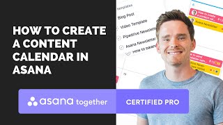 How to create a content calendar in Asana [upl. by Hgielra]