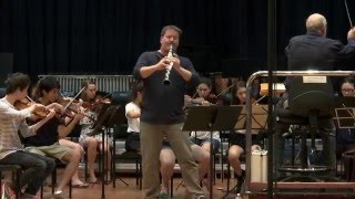 Excerpt  Finzi  Clarinet Concerto  Queensland Youth Symphony [upl. by Auqenwahs]