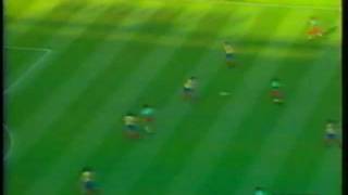 1990 June 14 Cameroon 2Romania 1 World Cupmpg [upl. by Leynwad638]