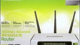 Tplink TLWR941ND router unpack and setup [upl. by Ydnar255]