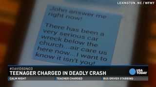 Fathers texts never read by son killed in car crash [upl. by Hedda]