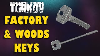 FACTORY AND WOODS KEY GUIDE  Escape From Tarkov [upl. by Talbert]