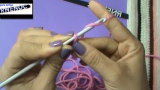 PARA ZURDOS APRENDIENDO A TEJER GANCHILLO CROCHET CLASE 1 PRINCIPIANTES [upl. by Adnarym596]