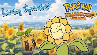 ✨ Two Shiny Sunkern  One Evolved to Sunflora ✨ Pokémon Heart Gold Copy 2 [upl. by Ayalat]