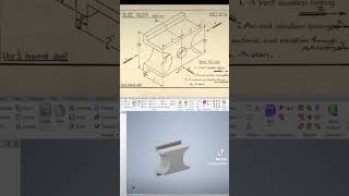 Day 2 of completing a drawing textbook cad engineering solidworks autodesk drawing dailyvlog [upl. by Macegan]