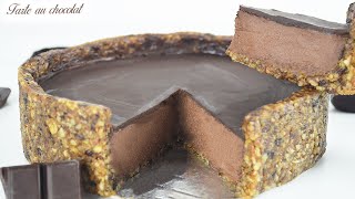 TARTE AU CHOCOLAT  DATTES MEDJOOL ET NOIX [upl. by Elfstan823]