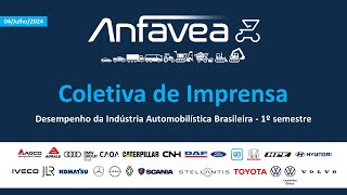 Coletiva de Imprensa ANFAVEA  4 de julho [upl. by Tivad]