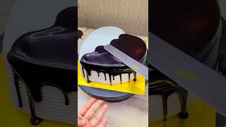 Chocolate hearts ♥️ new cake design beautiful 🤩 shortvideo cake youtube [upl. by Bosson]