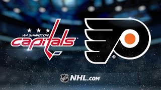 Kuznetsov Backstrom propel Caps past Flyers 41 [upl. by Assilim]