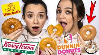 Can We Find The Krispy Kreme Donut Taste Test BLINDFOLDED GAME Merrell Twins [upl. by Artenahs]