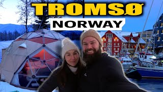 Tour of TROMSO Norway 🇳🇴 Why you MUST VISIT the ARCTIC CAPITAL Polar Night Season [upl. by Chuipek825]