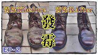 皮鞋還有皮革以及皮件發霉怎麼辦教你如何去除發霉How to deal with moldy leather shoes【三奇小教室】EP2 [upl. by Wamsley722]