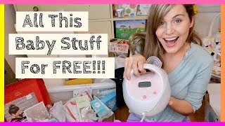 How To Get Tons Of Free Baby Stuff  Hundreds Of Freebies For Pregnant Moms [upl. by Egin]