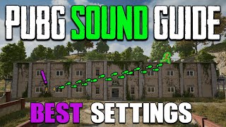 ULTIMATE PUBG SOUND SETTINGS 2022  FIX FOOTSTEPS  AUDIO GUIDE  SOUND LOCK  PUBG SEASON 12 [upl. by Koh207]