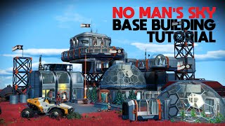 Intermediate Base Building Tutorial  No Mans Sky Guide [upl. by Yenots]