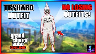 GTA 5 ONLINE NEW WHITE JOGGERS RIPPED SHIRT GLITCH TRYHARD MODDED OUTFIT 167 NO TRANSFER GLITCH [upl. by Nefets598]