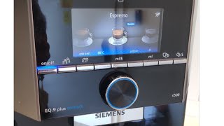 Siemens Eq9 Plus S500 Kahve Makinesi Su Haznesi Sorunu [upl. by Aryt]