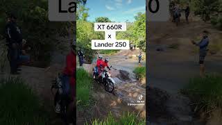 XT 660R x Lander 250 no offroad [upl. by Eckardt]