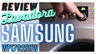 🧼 Lavadora Samsung WF1702NHW  🔎 REVIEW [upl. by Ninetta]